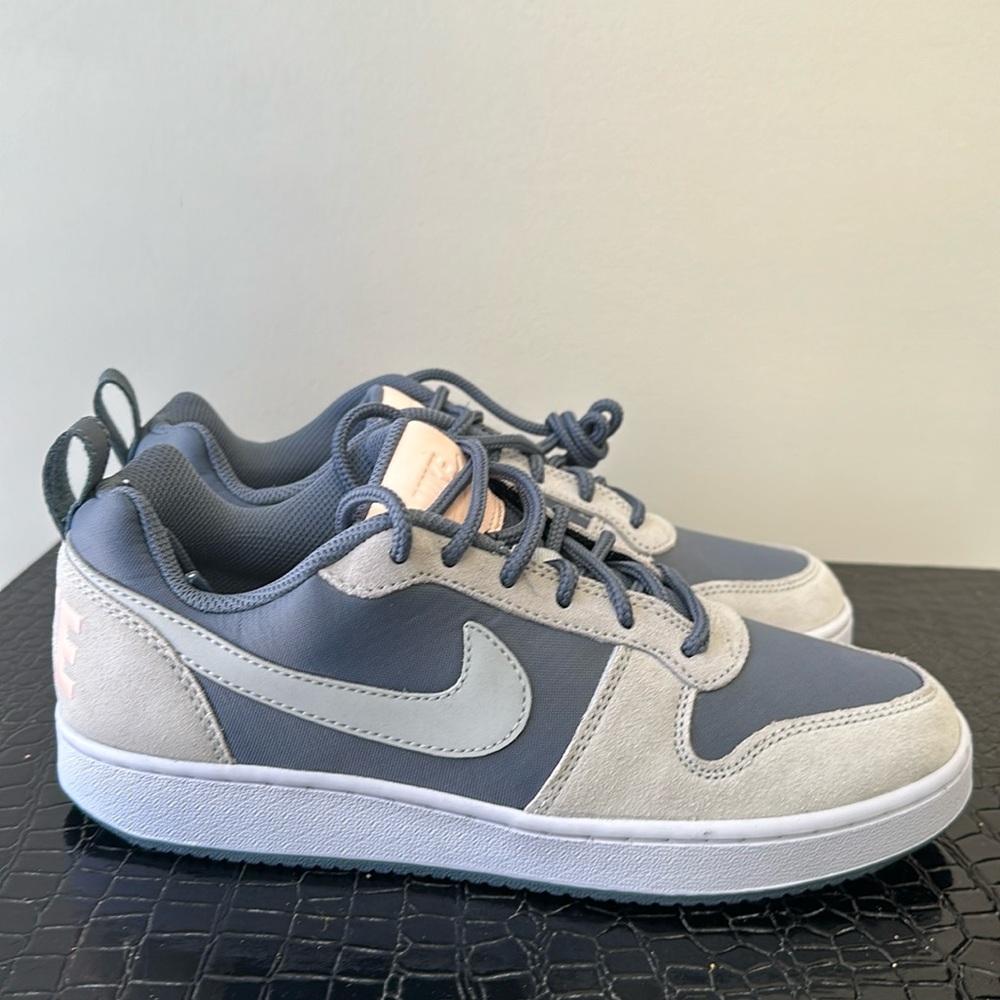 Women’s Nike Court Borough Premium Low ‘Armory Blue’ Sneaker SZ 8